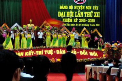 ĐẠI HỘI ĐẢNG BỘ HUYỆN SƠN TÂY